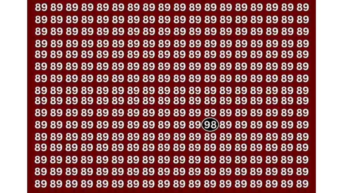 Localize o número 98