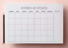 Dicas para montar um cronograma de estudos. Imagem: Reprodução