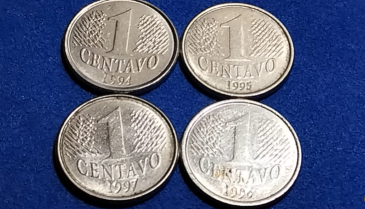 moeda rara 1 centavo