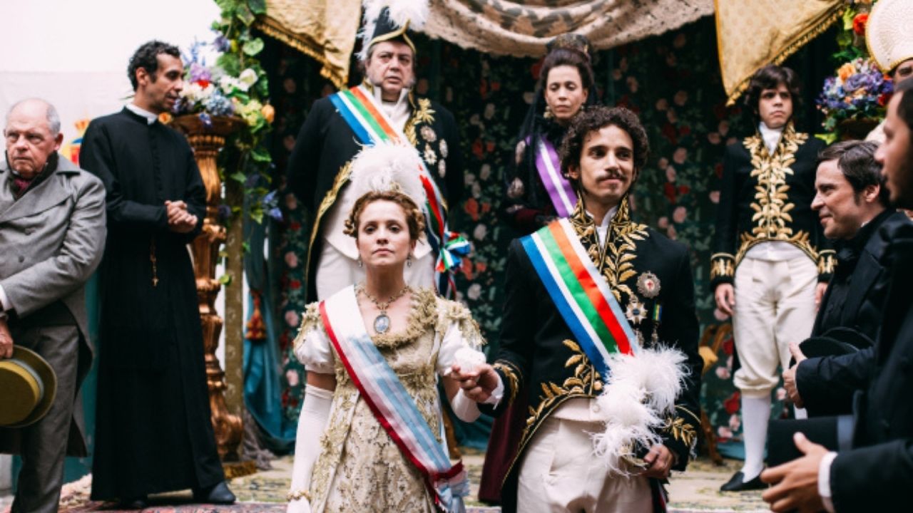 Cena da série "Brasil Império". Imagem: Reprodução