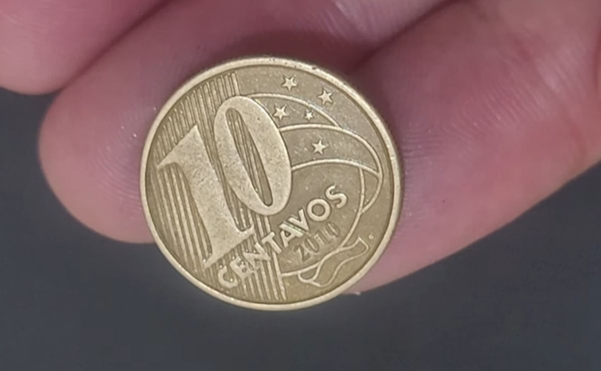 MOEDA de 10 CENTAVOS ano 2010 procurada por colecionadores