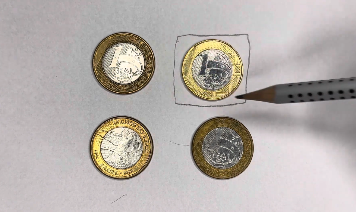 4 moedas mais valiosas de 1 real