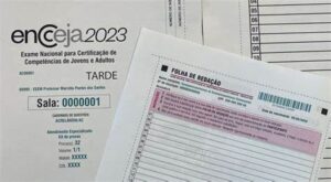 As provas do Encceja 2023 foram aplicadas no dia 27 de agosto deste ano. Imagem: Reprodução