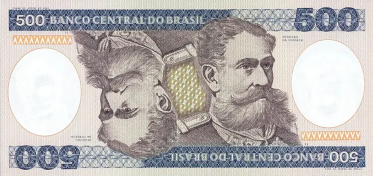 A história do Brasil é um tesouro: CÉDULA de 500 CRUZEIROS ANO 1981; veja valor