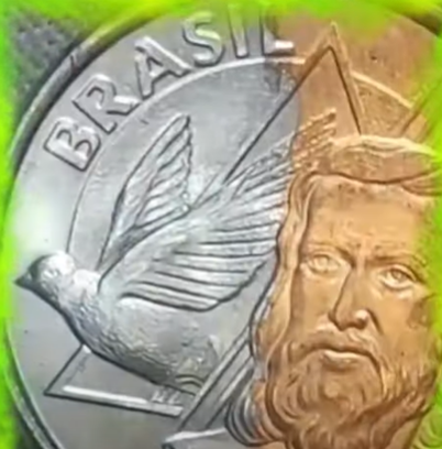 MOEDA de DUAS CORES existe? É real? Quanto vale?