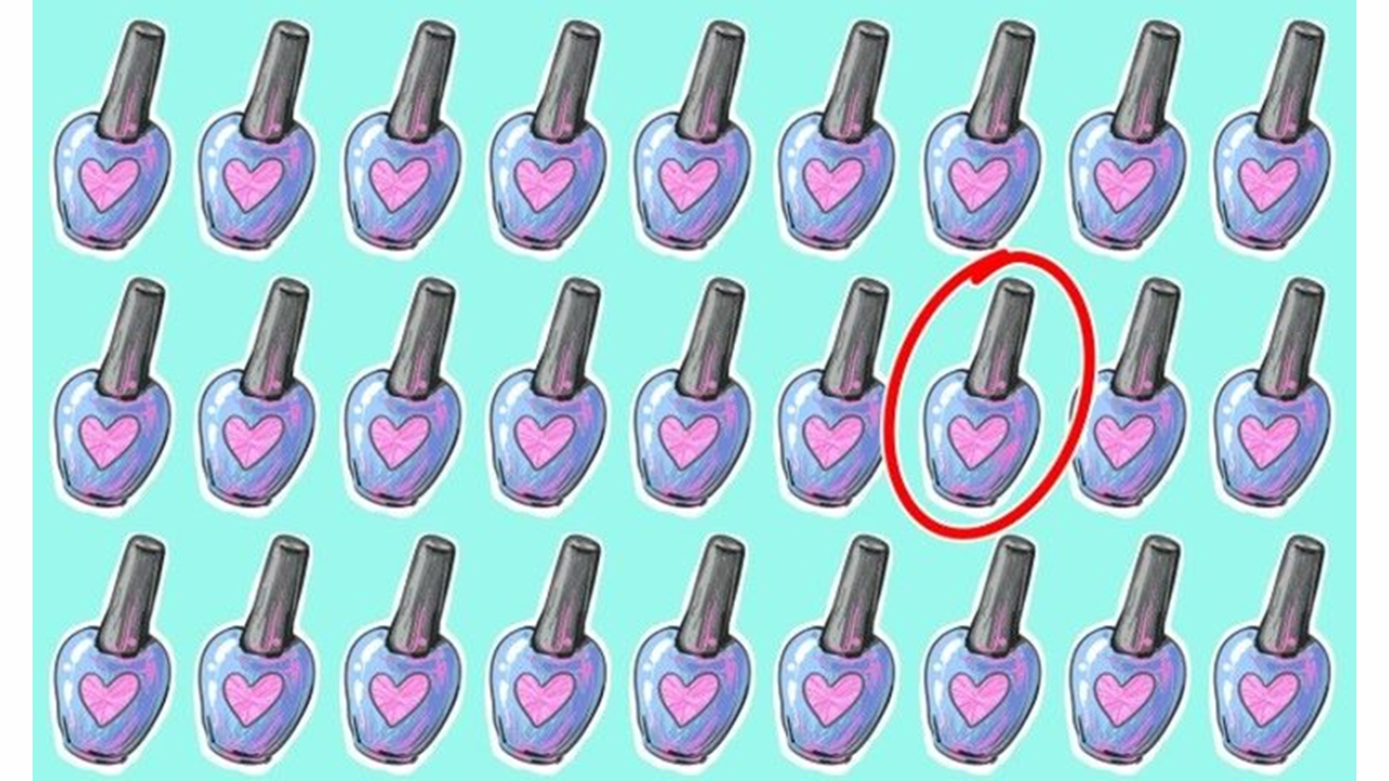 esmalte diferente