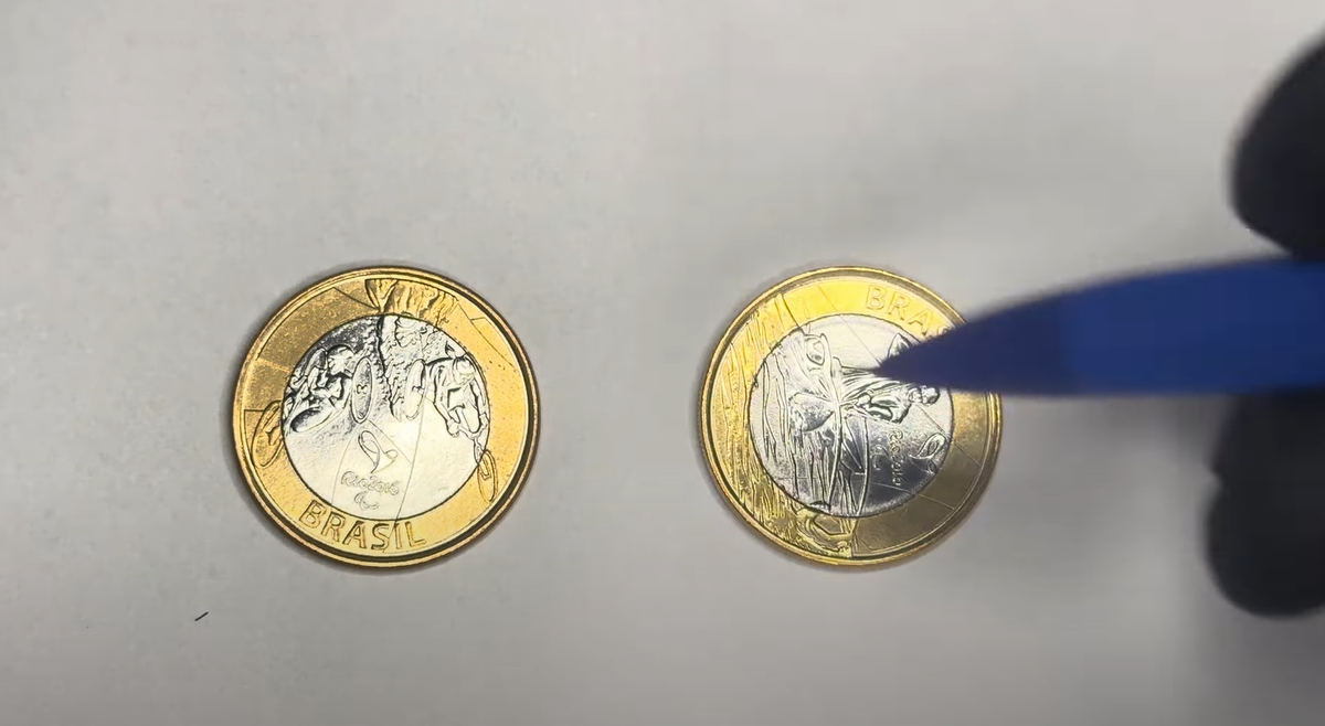 moedas raras do paratriatlo e paracanoagem