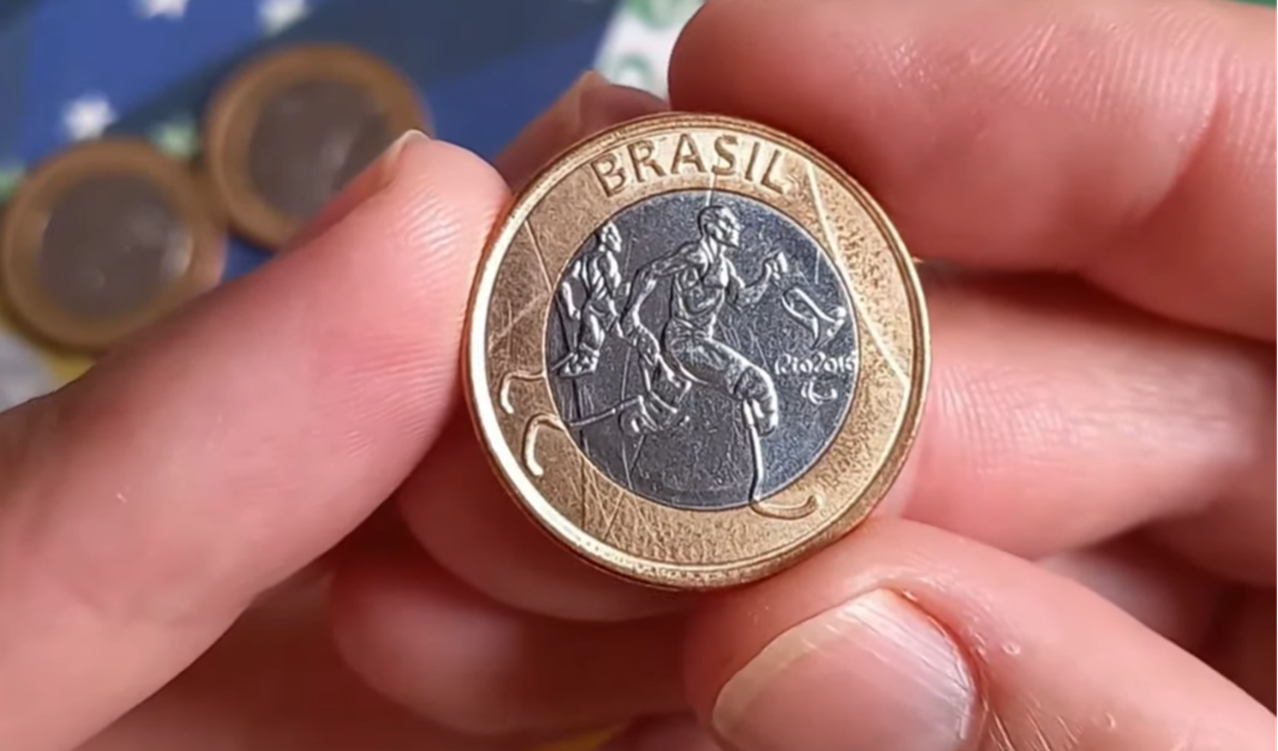 Moeda Perna de Pau que pode valer R$ 20,000,00. Imagem: Divulgação
