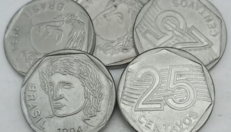 Confira as 3 moedas de 25 centavos que podem valer até R$30.000,000!