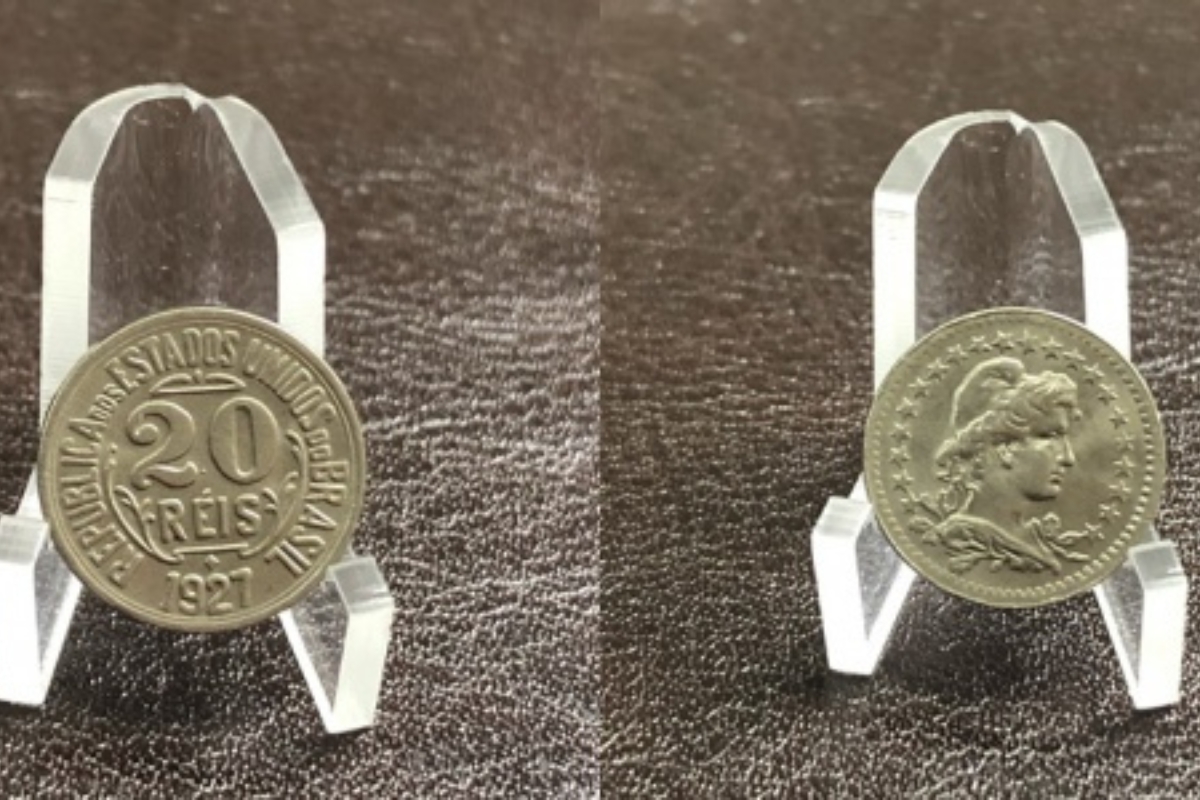 Moeda EXCEPCIONAL de 1927: quem tem VENDE por até R$ 1 mil
