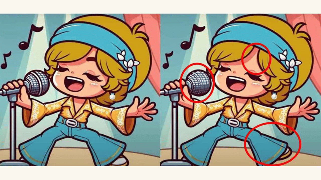 garota cantando