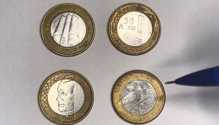 Conheça as 4 MOEDAS de 1 Real Comemorativas que podem valer R$ 13 MIL