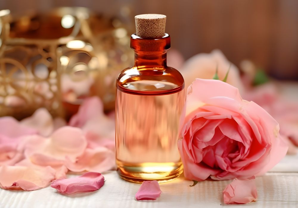 simpatias com perfume e rosas