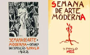 A Semana de arte Moderna é um dos marcos da literatura brasileira. Imagem: Reprodução