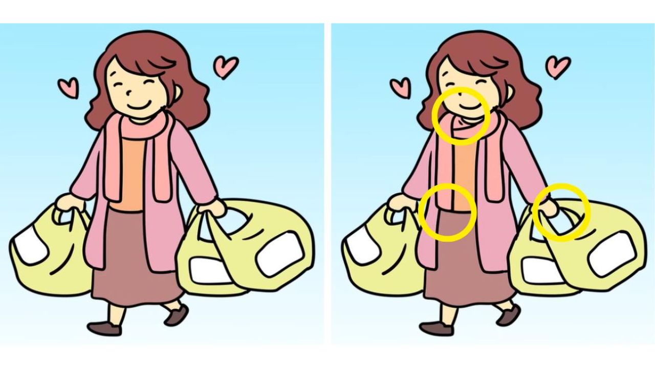 mulher carregando sacolas