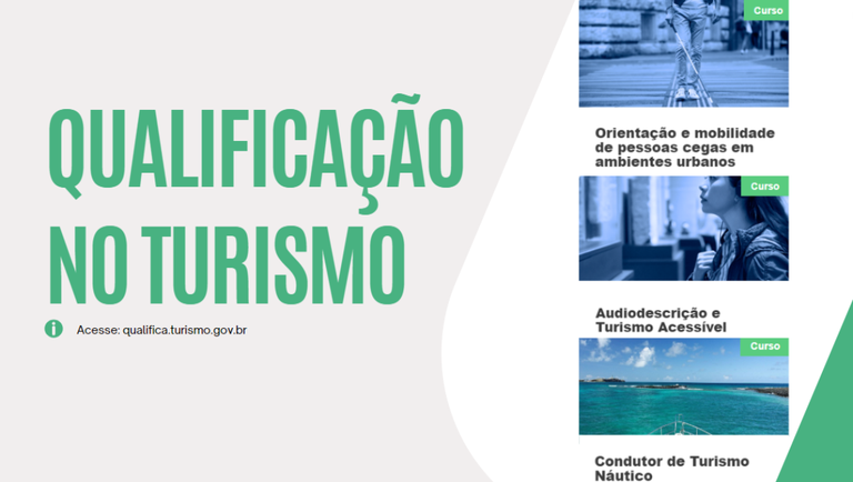Plataforma Qualifica Turismo. Imagem: Agência GOV