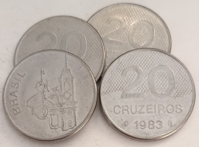 Moeda de 20 Centavos do Cruzeiro pode valer muito! Confira modelos valiosos