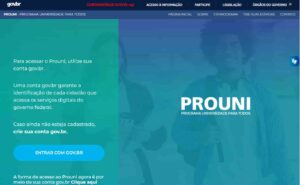 Após atrasar a 2ª chamada do ProUni 2024/1, o MEC alterou os prazos da seleção em lista de espera. Imagem: Reprodução/ GOV.BR