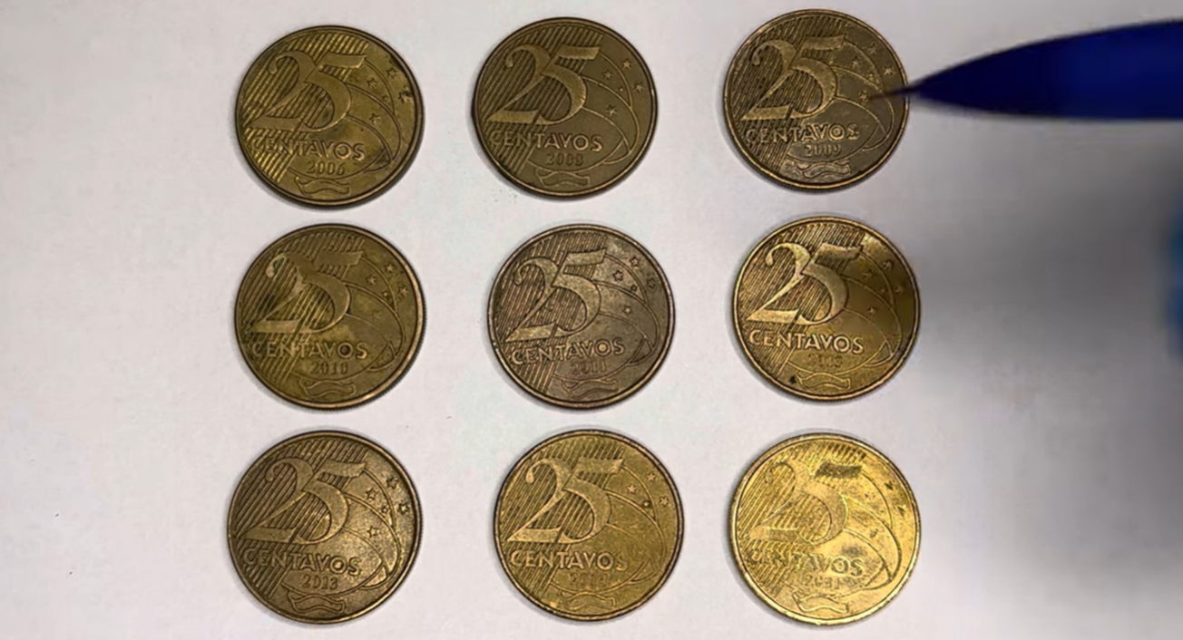 Descubra por que esta moeda de 25 centavos já vale R$ 2,1 mil em 2024