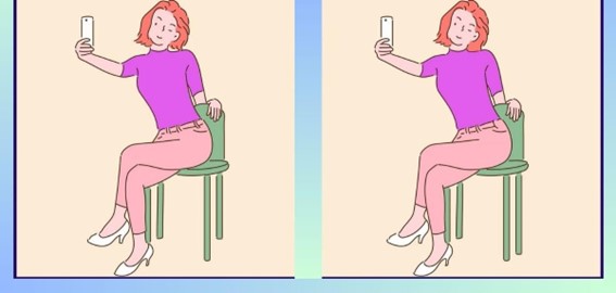 Jogo das diferenças: Encontre 3 erros entre as imagens da selfie em menos de 10 segundos