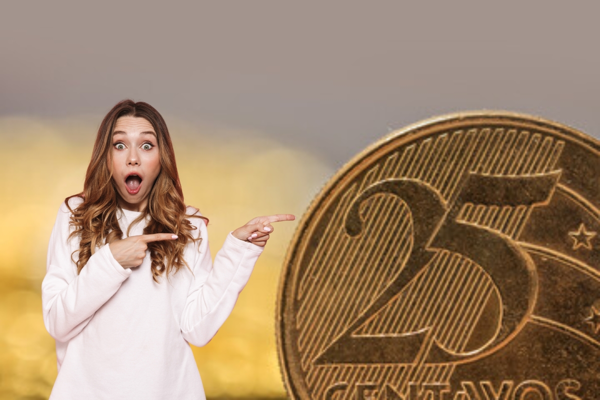 Quem PRECISA de R$ 360 pode TROCAR por ESTA moedinha incrível de 25 centavos
