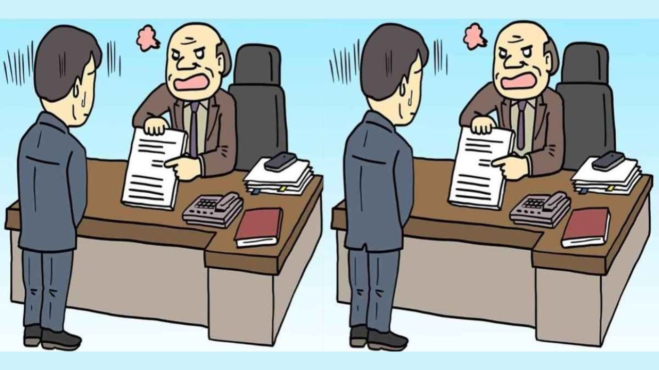 Identifique as 3 diferenças