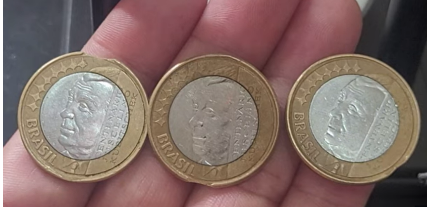 Colecionadores pagam R$ 1.800,00 nestas moedas de 1 Real
