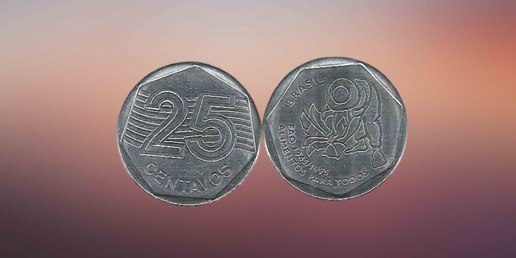 Moeda de 25 centavos FAO