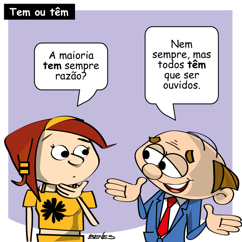 Afinal de contas, qual é a forma correta “tem” ou “têm”?