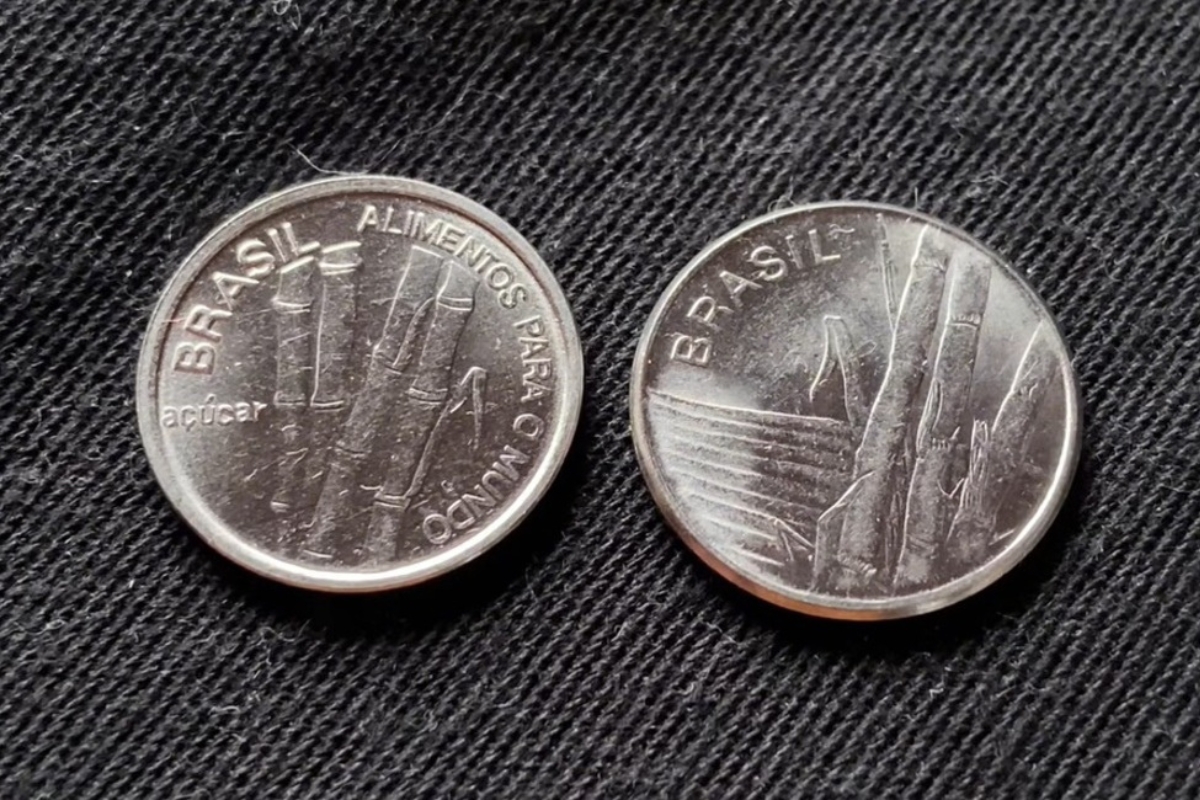 Você conhece a moedinha valiosa “cana-de-açúcar”? Saiba os detalhes que a fazem valer MILHARES de reais