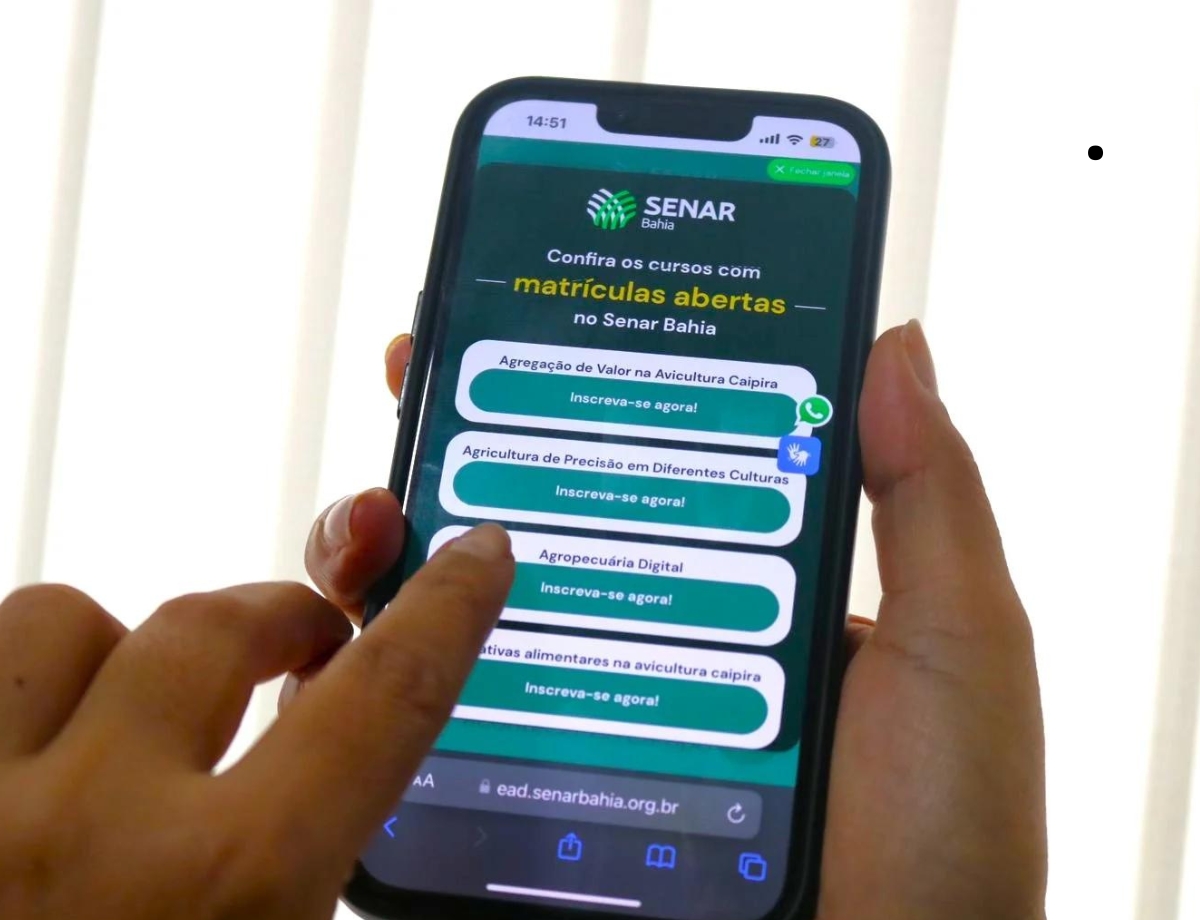 Recrutamento PRORROGADO para o Senar Bahia com salários que ultrapassam R$ 10 mil