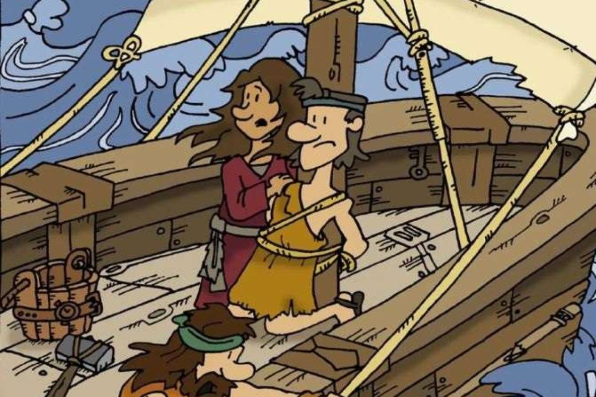Encontre a régua na imagem do navio.