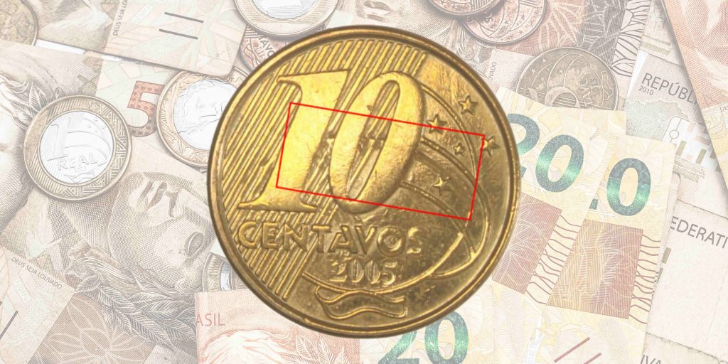 Moeda de 10 centavos de 2005