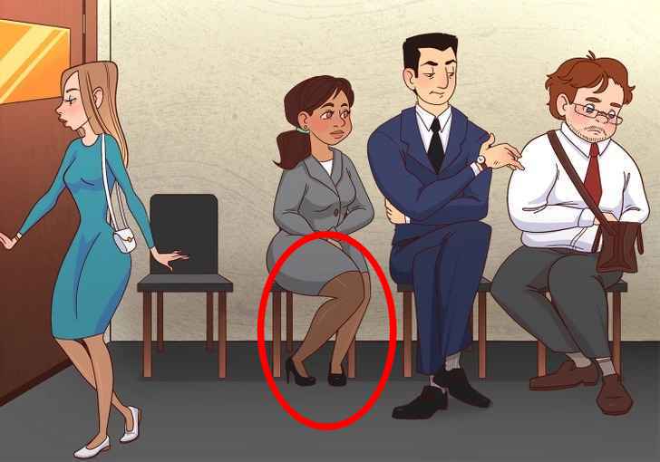 Resposta de onde está o erro na entrevista de emprego.