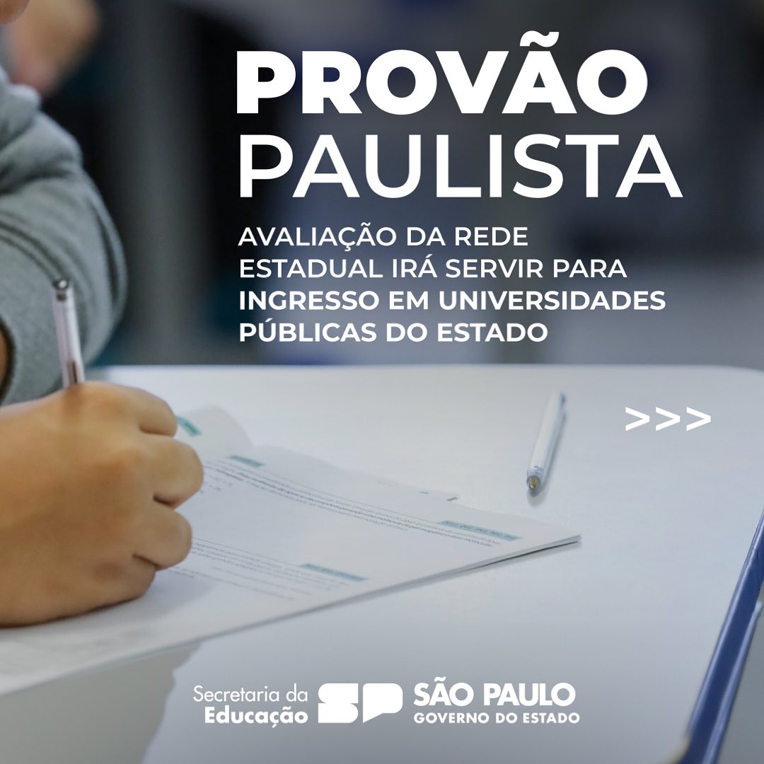 O Provão Paulista é um vestibular seriado promovido pelo governo de São Paulo para democratizar o acesso à educação. Imagem: Reprodução O Provão Paulista é um vestibular seriado promovido pelo governo de São Paulo para democratizar o acesso à educação. Imagem: Reprodução