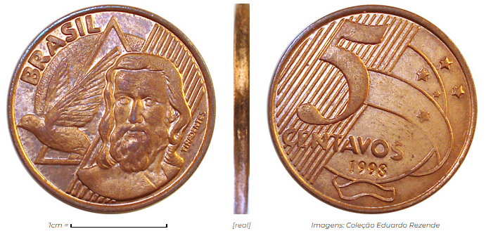 Moeda de 5 Centavos 2002 Moeda de 5 Centavos 2002