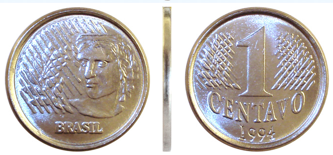 Moeda centavo Moeda 1 centavo