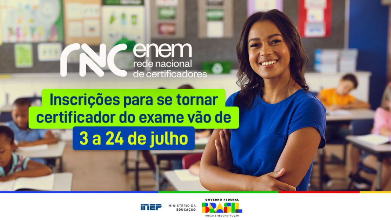 Os certificadores do Enem são treinados pelo Inep. Imagem: Reprodução Os certificadores do Enem são treinados pelo Inep. Imagem: Reprodução