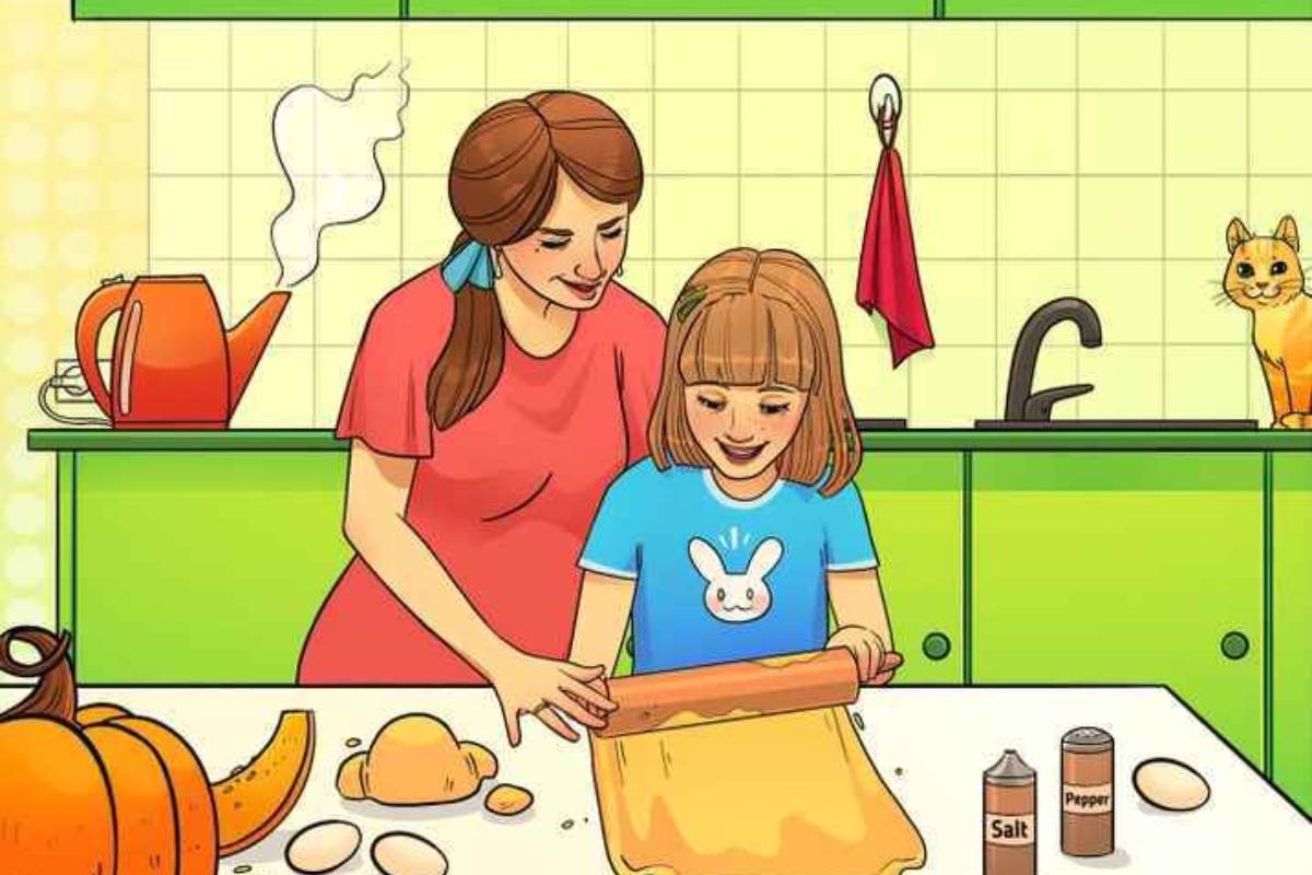 Encontre o erro na imagem da cozinha.