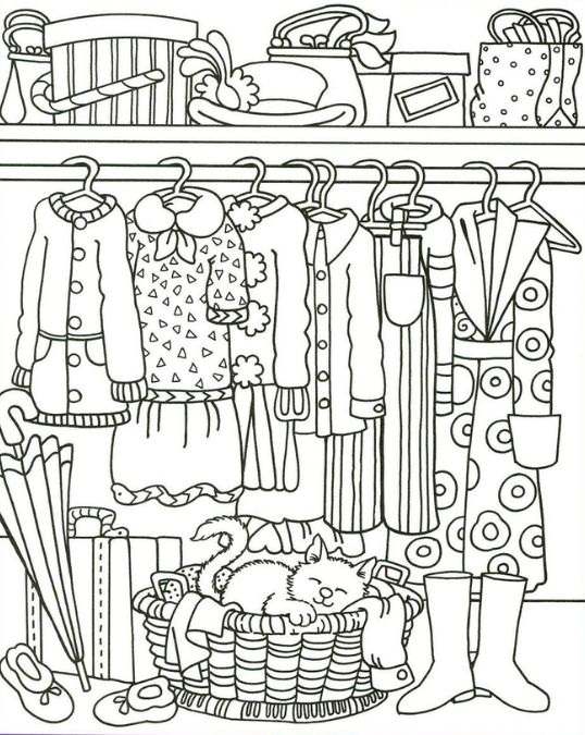 encontre o lapis nesta imagem Encontre o lápis no guarda-roupa.