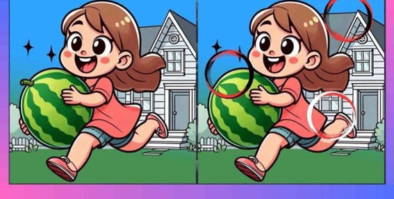 menina e a melancia menina e a melancia