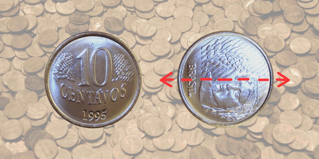 Moeda de 10 centavos de 1995 Moeda de 10 centavos de 1995