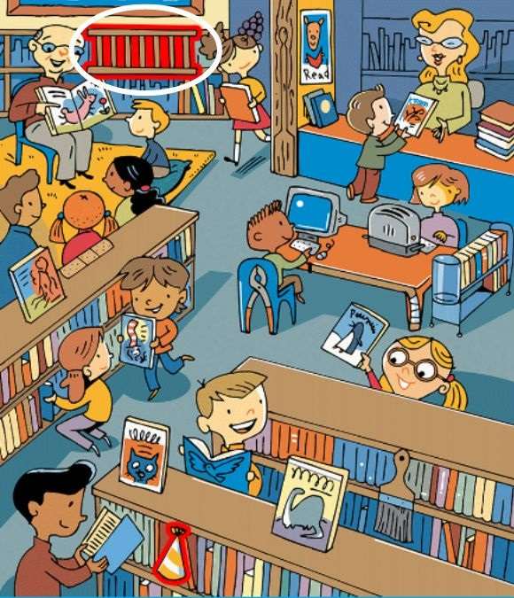resposta de onde esta a escada no cenario da biblioteca Resposta de onde está a escada no cenário da biblioteca.