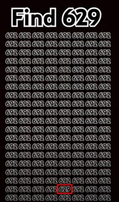 resposta de onde esta o numero Resposta de onde está o número 629.