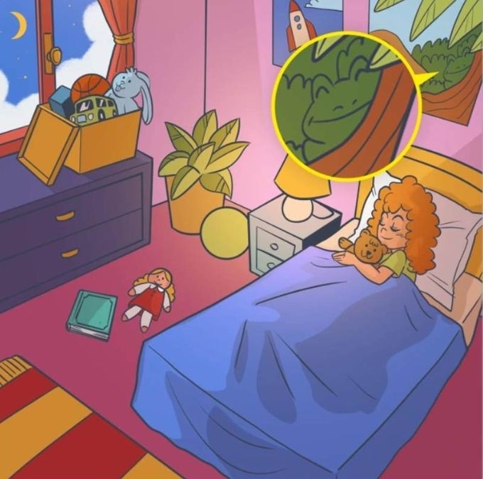 resposta de onde esta o sapo no quarto Resposta de onde está o sapo no quarto da criança.
