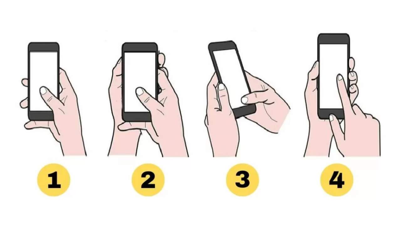 teste de segurar celular revela () A forma de segurar o seu celular revela traços sobre você.