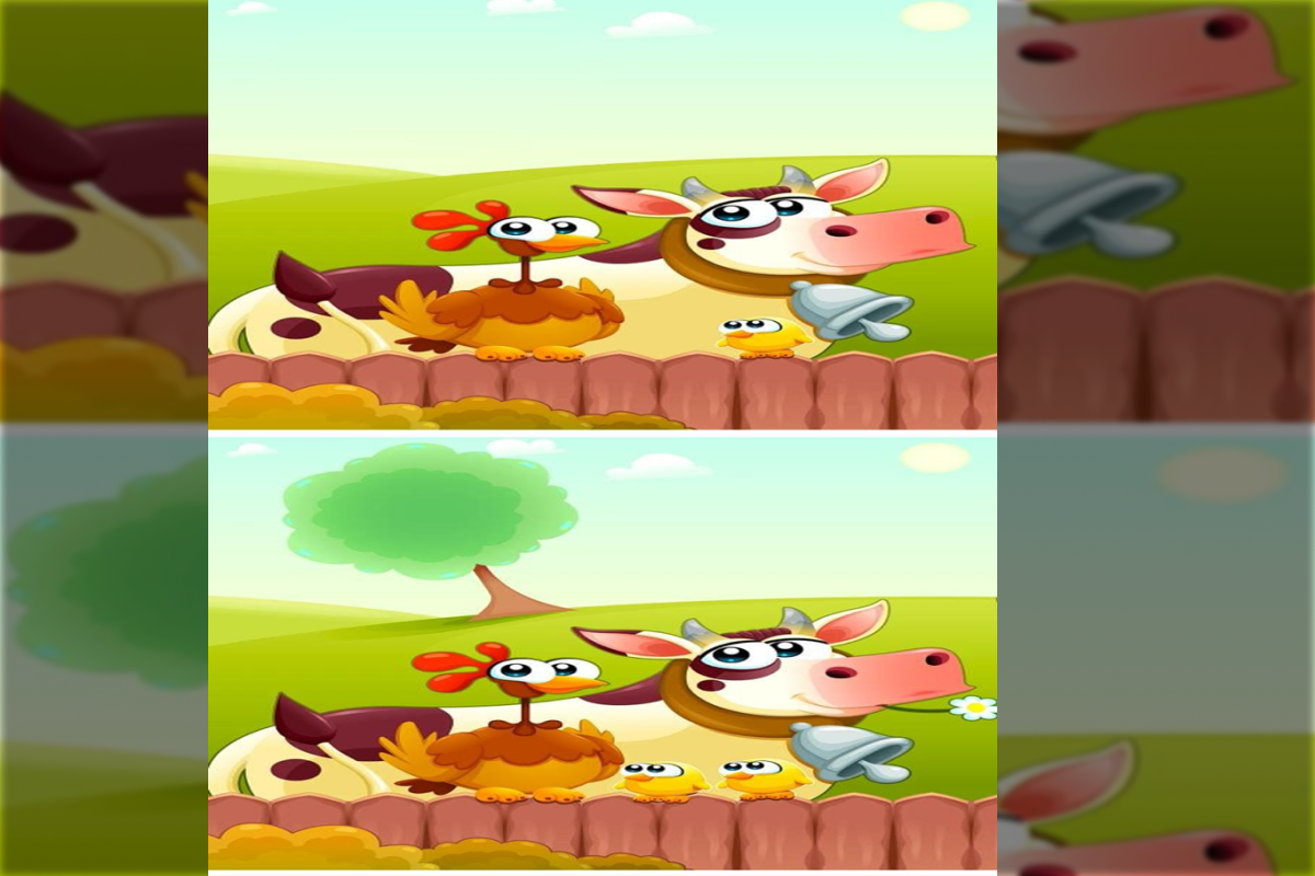 Desafio dos 3 erros na fazenda