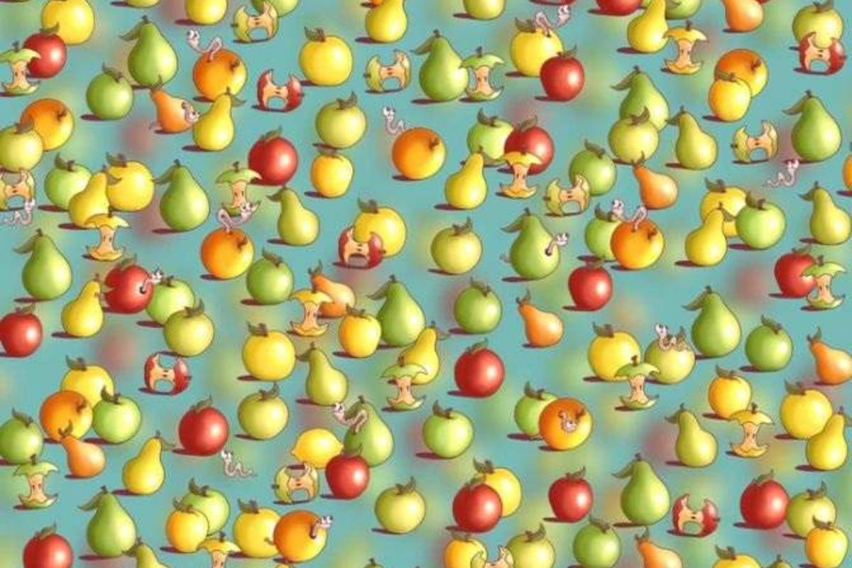 Encontre um limão entre as frutas;