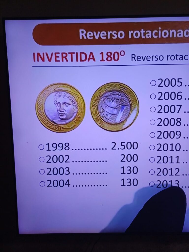 moedas de real reverso invertido Venda e fature! Qualquer uma dessas moedas de 1 real pode ser vendida por mais de R$ 100