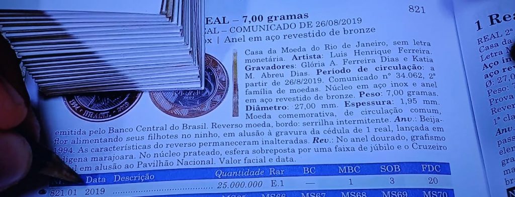 noticias Moeda de 1 real do Beija-Flor tem valores atualizados para 2024; confira!